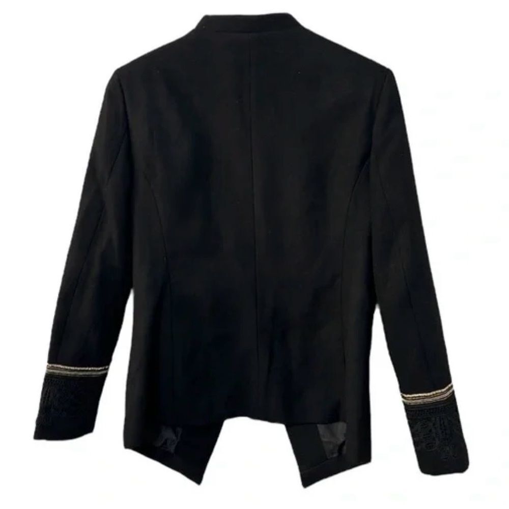 Romeo & Juliet Couture Black Blazer with Gold Buttons - Picture 2 of 14